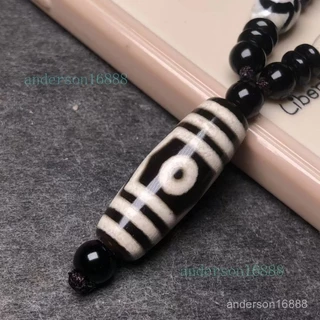 貴重！藏傳天珠★龍眼天珠(小)★ 藏區小年份燈心料三眼天珠– 添晴天珠文玩龍宮舍利