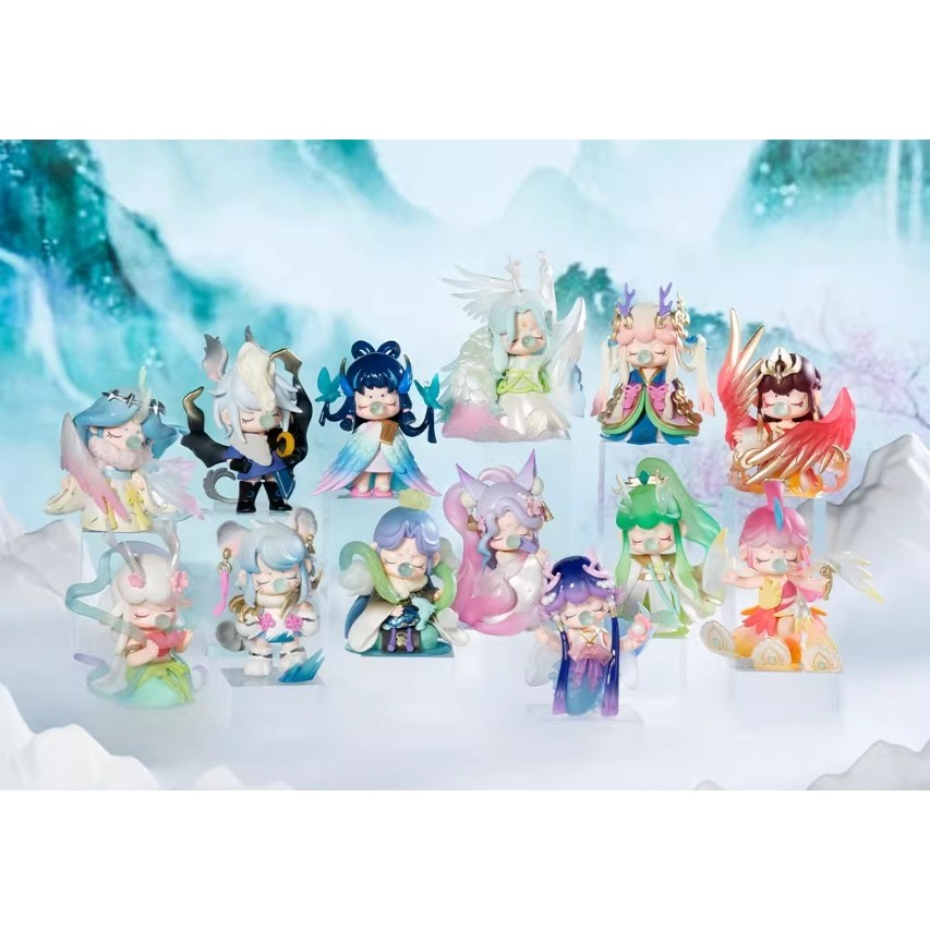 小穎玩具】隱藏款NANCI 囡茜東方靈瑞系列盲盒盒玩公仔擺件禮物一中盒
