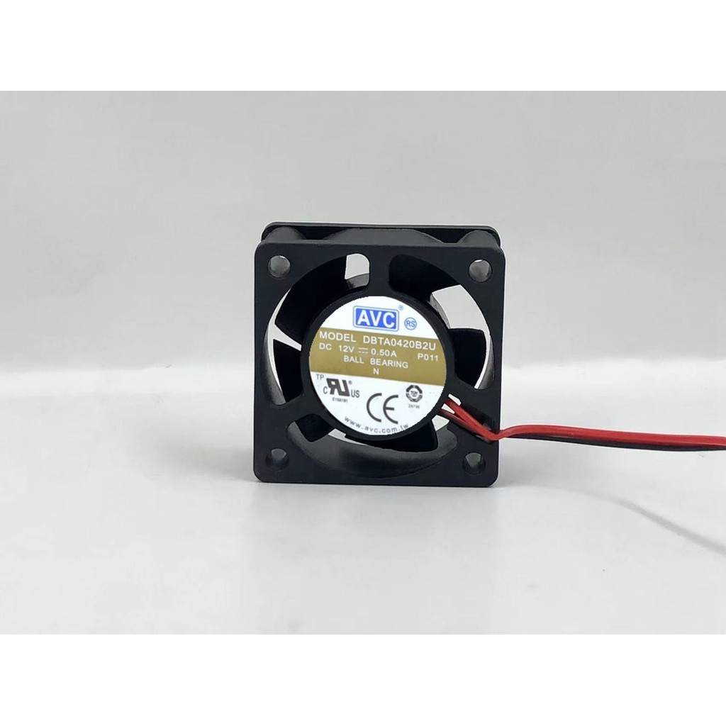 DBTA0420B2U Ventola di raffreddamento ad alta velocà da 40 mm AVC 4020 4CM 40*40*20MM 12V 0,50A Ventole potenti violenti a 4 fili 12000 giri/min