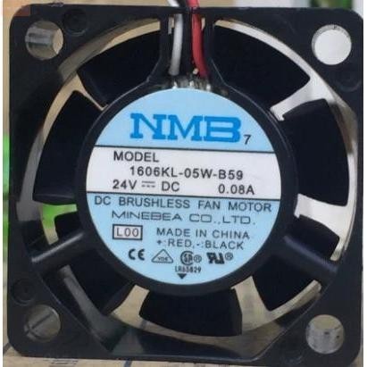 Ventola Raffreddamento 40x40x15 Ventola Di Raffreddamento NMB 40x40x15mm 24V DC - Modello 1606KL-05W-B59 Con Connettore Ventola NMB 24V DC 4015