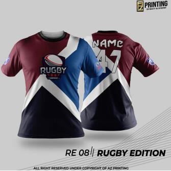 Al Rugby Union (mru) 訓練球衣短袖 T 恤 | 蝦皮購物