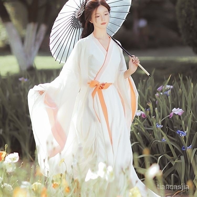現貨下殺 】古風服飾漢服女原創魏晉南北朝上班穿廣袖流僊裙古風超僊氣改良古裝小個子 | 蝦皮購物