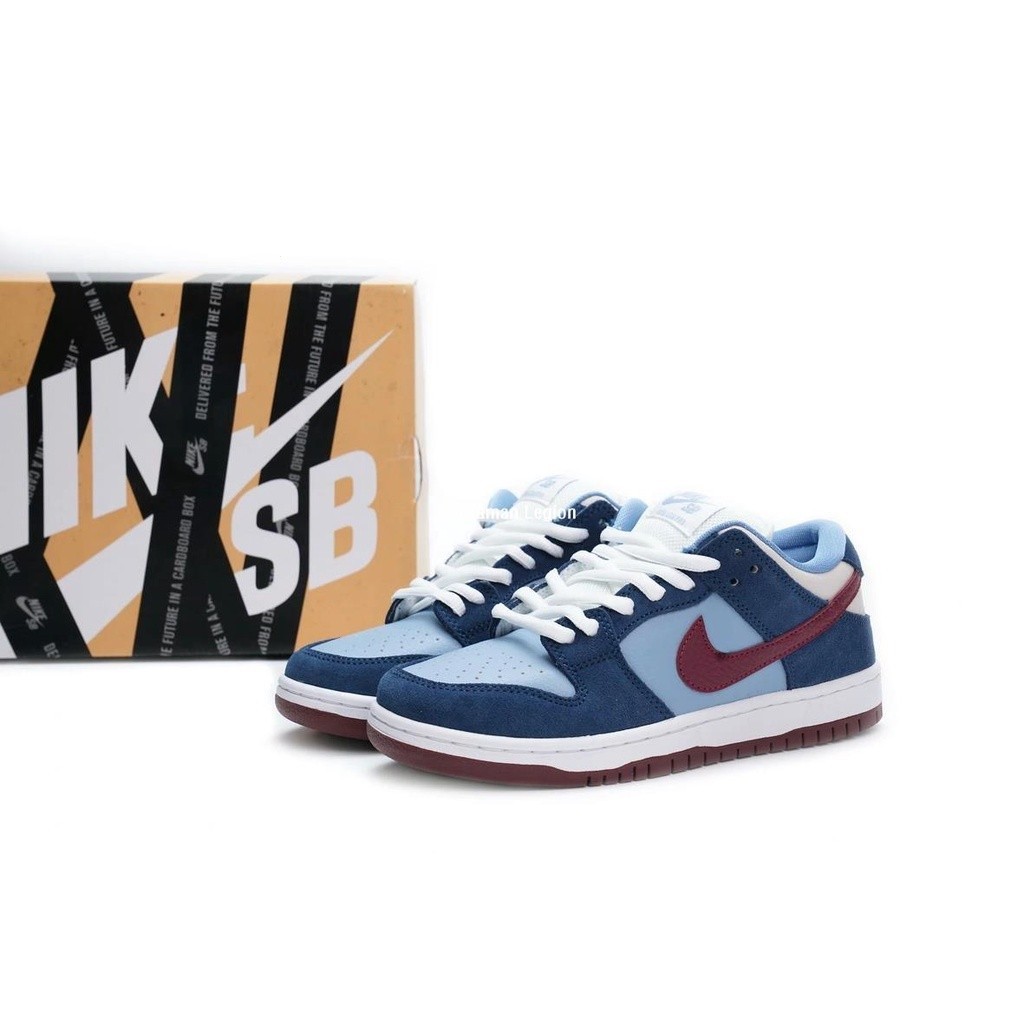 高版本NIKE DUNK SB x FTC Finally 20 Year 藍紅勾小蜜蜂滑板鞋313170