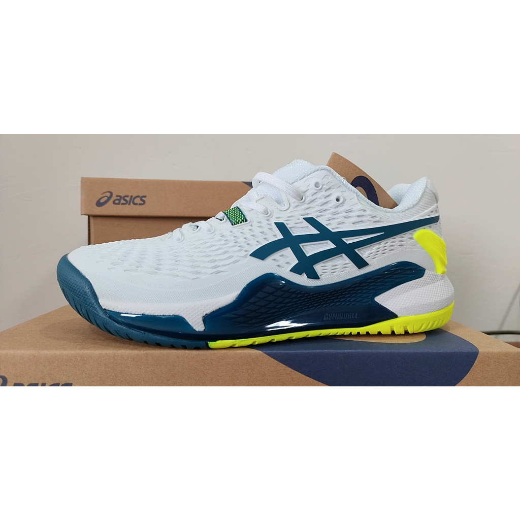 RUAW Asics Gel-Resolution 9 男女專業網球鞋張帥孟菲爾斯R9緩震透氣網球鞋-EUR39-45白 | 蝦皮購物