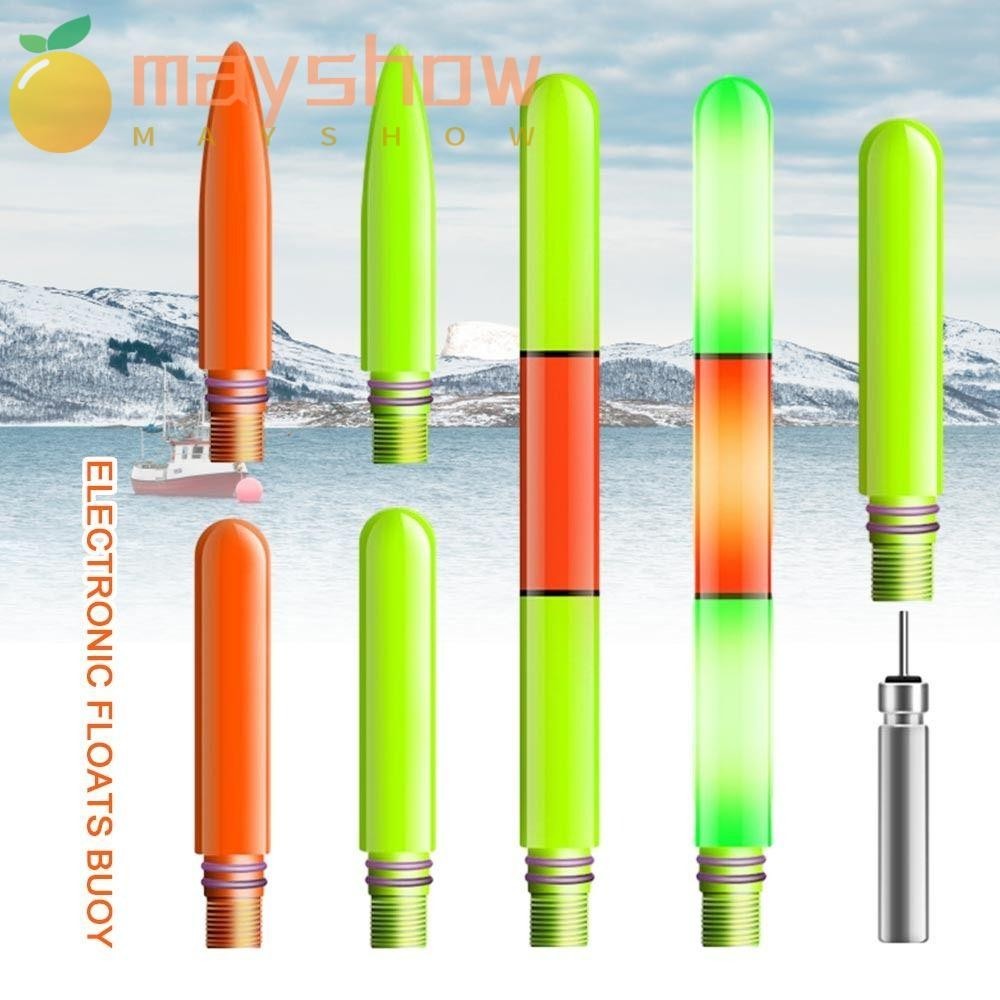 Mayshow 1 件電子浮標浮標,發光超靈敏 LED 釣魚智能浮標頂部,傳感器變色感應超亮夜間釣魚浮標頂部 cr425 | 蝦皮購物
