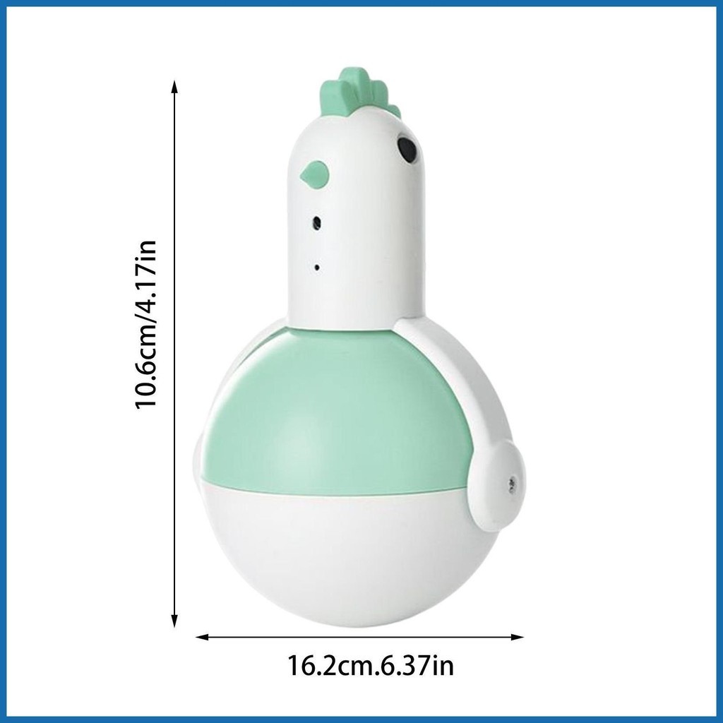 Cat Roly Poly Toy 360 度旋轉 Roly Poly Toy 小雞形狀電動貓玩具有趣的貓自玩玩具適用於 | 蝦皮購物