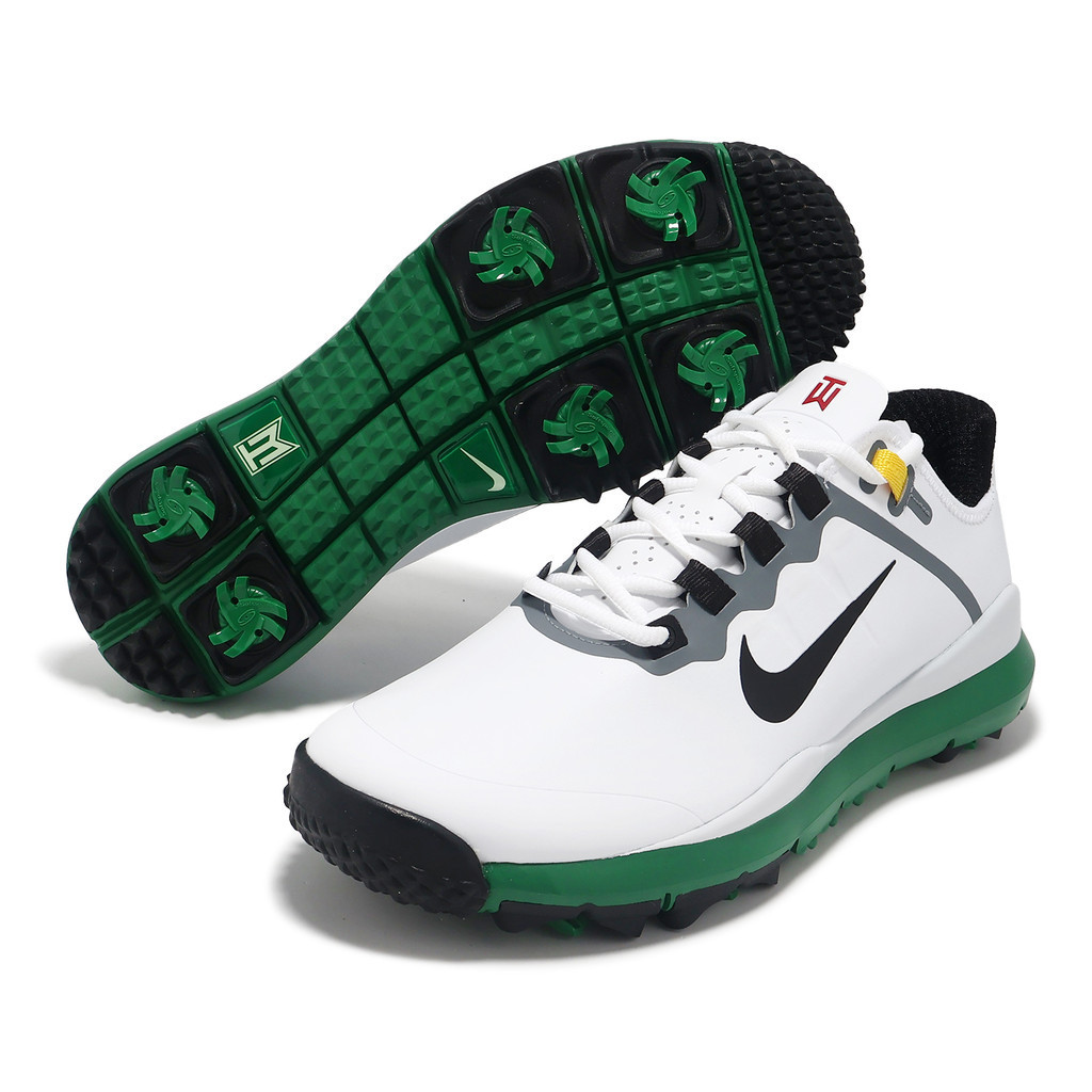 Nike 高爾夫球鞋TW 13 寬楦男鞋Tiger Woods 老虎伍茲白綠[ACS Nike 高爾夫球鞋TW 13 寬楦男鞋Tiger Woods 老虎伍茲白綠[ACS