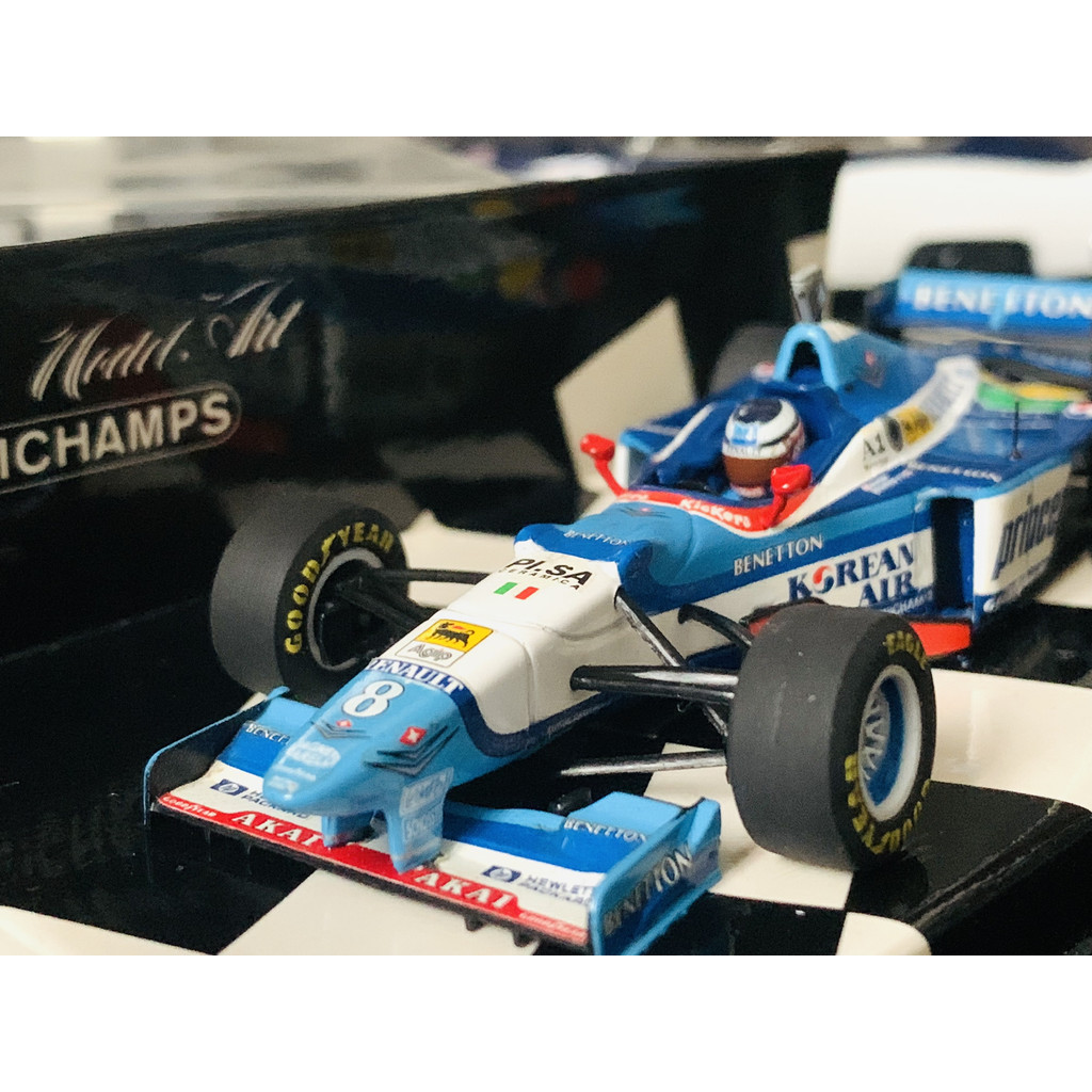 F1 Benetton Renault B197 1997 N°5 – Minichamps 1/18 (sans Boîte, Bon état)