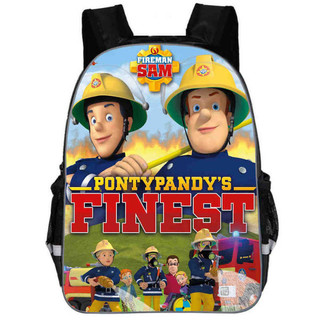 兒童背包 FIREMAN SAM 3D卡通小學生書包舒適輕便減壓雙肩包 | 蝦皮購物