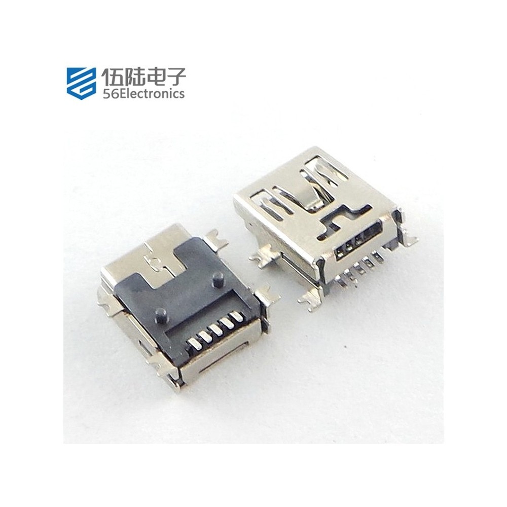 迷你USB 母座 MINI-USB USB插座 電子元件 母頭 5P 貼片 | 蝦皮購物