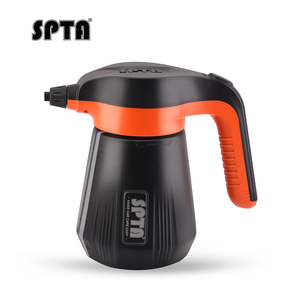 Spta 壓力泡沫噴霧器,2.25L/76 oz 電動加壓肥皂噴霧器汽車泡沫噴霧器