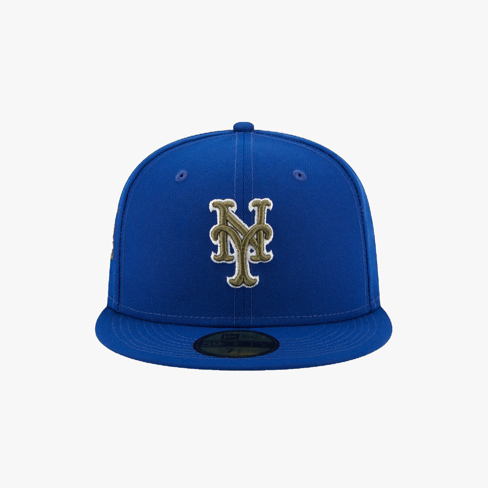 New Era 59Fifty New York Mets – Cappello Baseball Fitted – Taglia 7 3/8 – Logo 8 Bit Pixel Beige - Foto 4