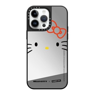 Hellokitty 凱蒂貓 KT貓 iPhone15Pro手機殼蘋果14Pro鏡面13硬殼12 防摔殼
