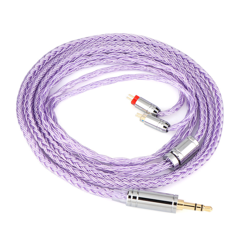 Tripowin Zonie 16 芯鍍銀線SPC 耳機線QDC MMCX 2 PIN 適用於KZ ZS10