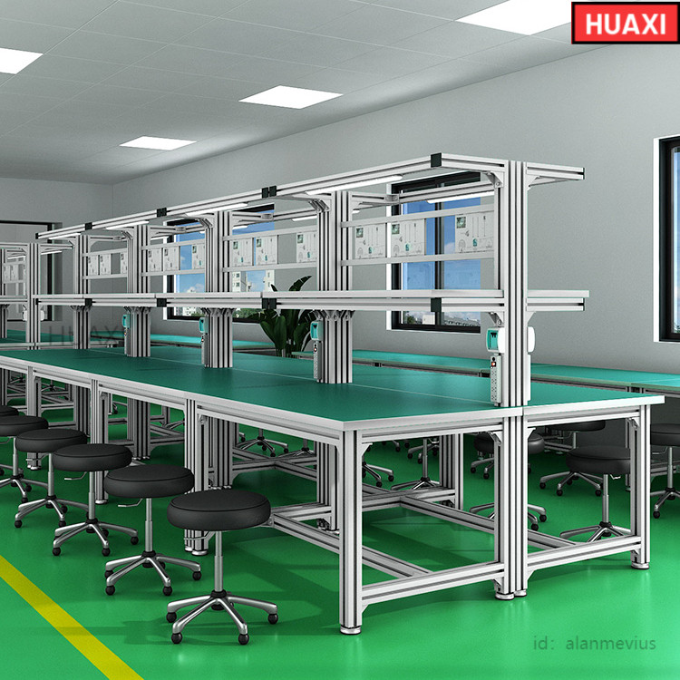 可打統編免運 防靜電工作桌 鋁型材工作台 工廠鋁合金維修檢驗桌子 多功能工作台 車間流水線裝配台 操作台 | 蝦皮購物