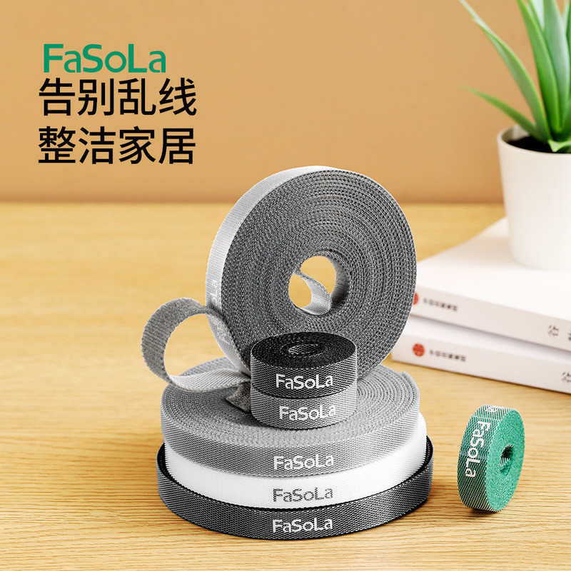 PTT狂推 FaSoLa背對背魔術貼紮帶電腦整理自粘式機房綁線理線捆綁粘扣帶 | 蝦皮購物
