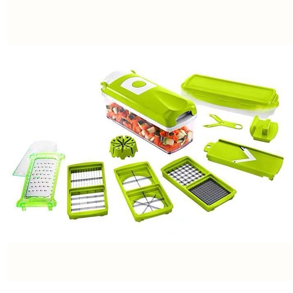 13in1 食品切片機切丁機 Nicer Container Chopper 削皮器蔬菜水果切碎機 | 蝦皮購物