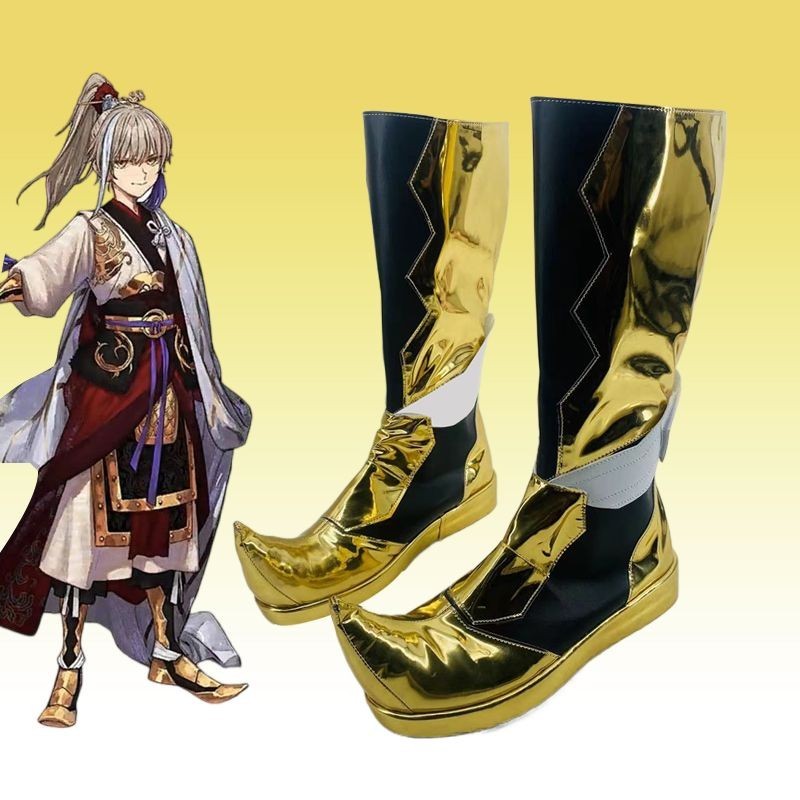 Fate Samurai Remnant周瑜cos鞋cosplay鞋靴子二次元動漫展萬聖節拍照表演道具鞋 | 蝦皮購物