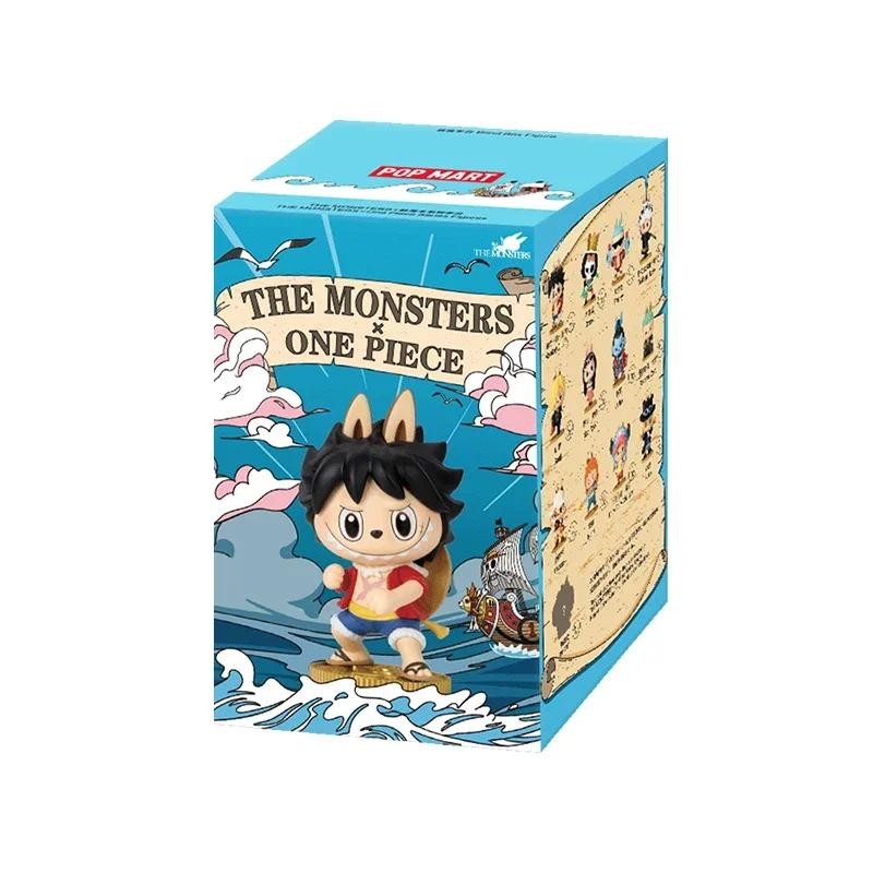 Pop MART LABUBU THE MONSTERS x One Piece 系列盲盒玩具卡哇伊動漫