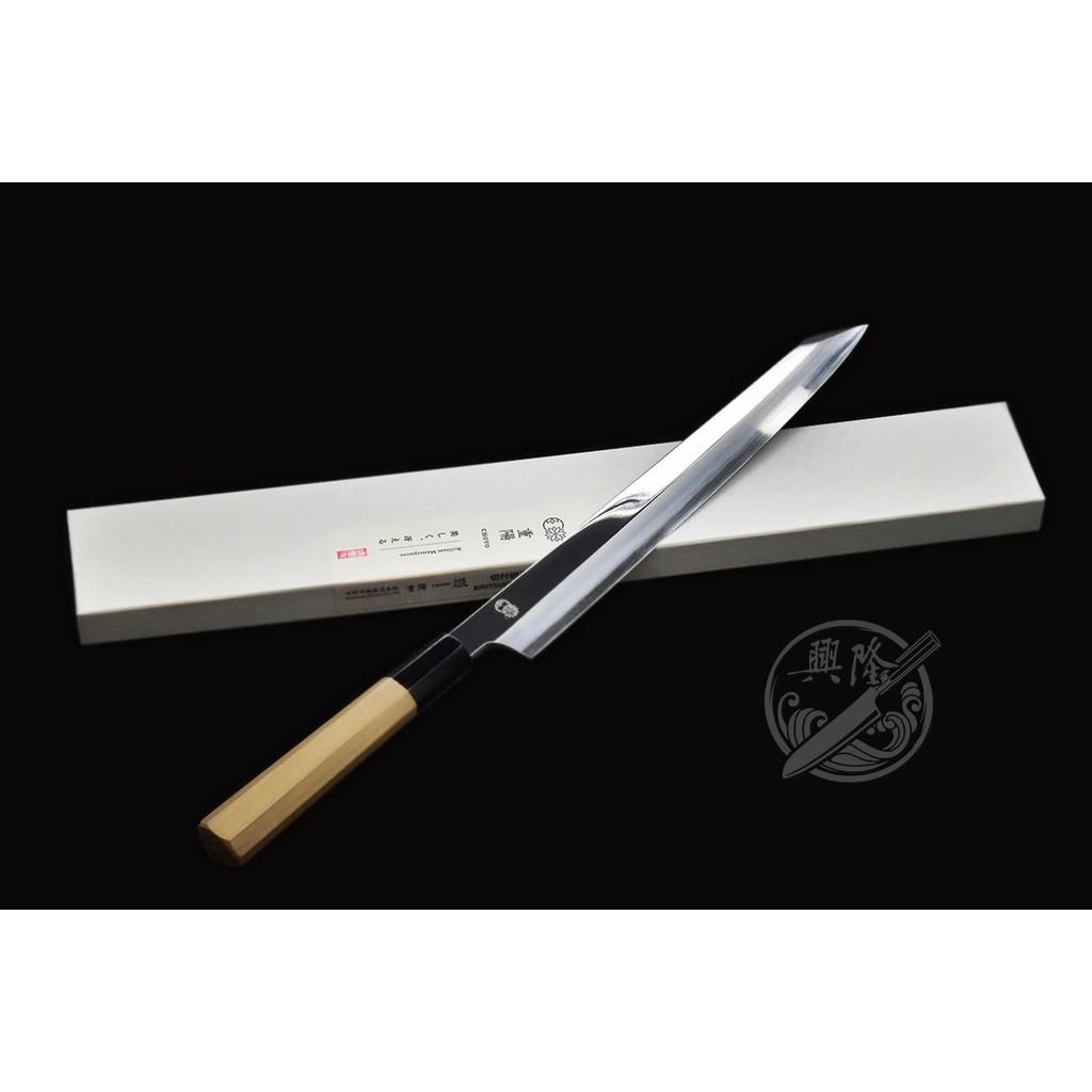 〔興隆刀剪行〕 *堺菊守 重陽系列 鏡面 銀三鋼 切付柳270mm 300mm . | 蝦皮購物