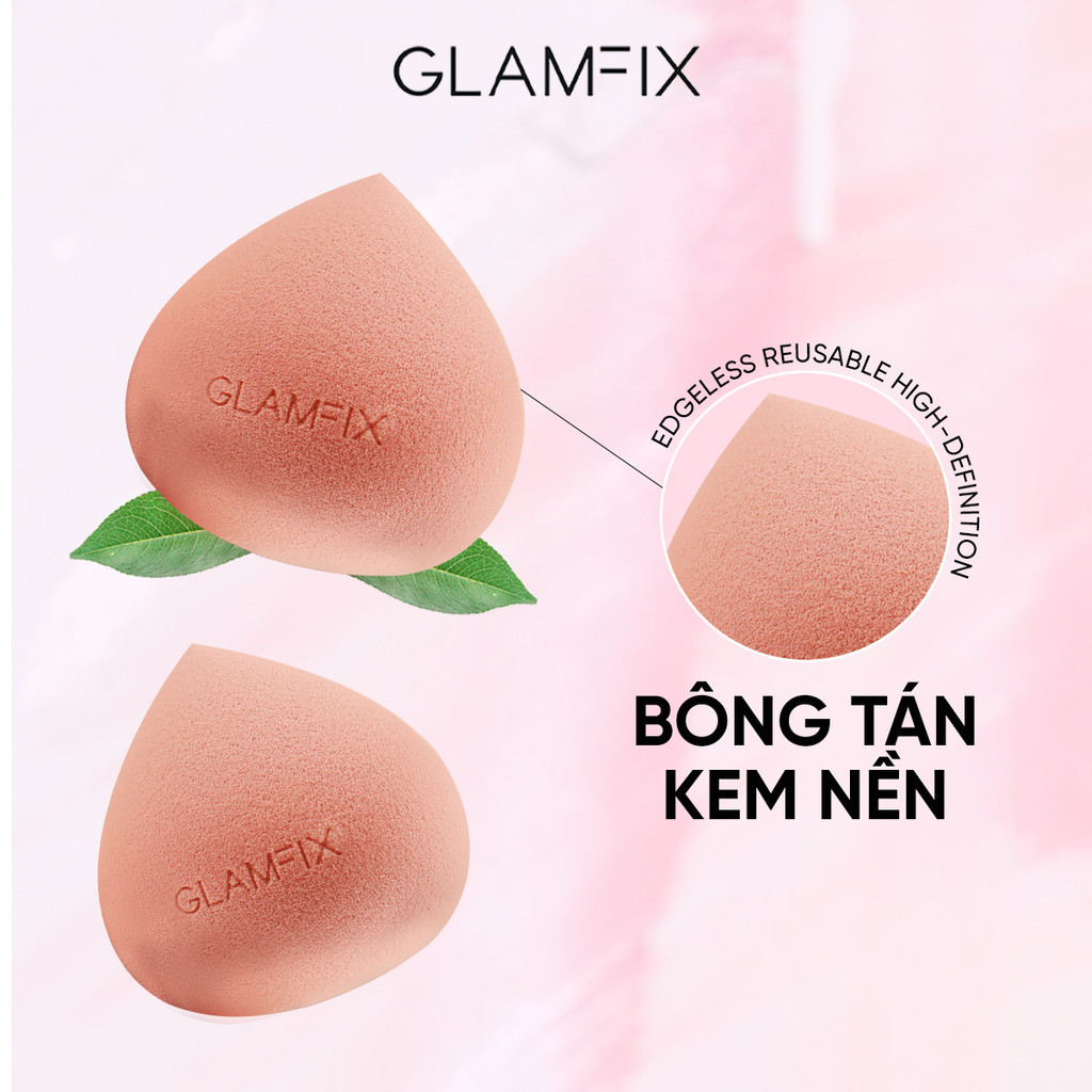 Glamfix Blossom Beauty Sponge 柔軟光滑粉底海綿各種類型 | 蝦皮購物