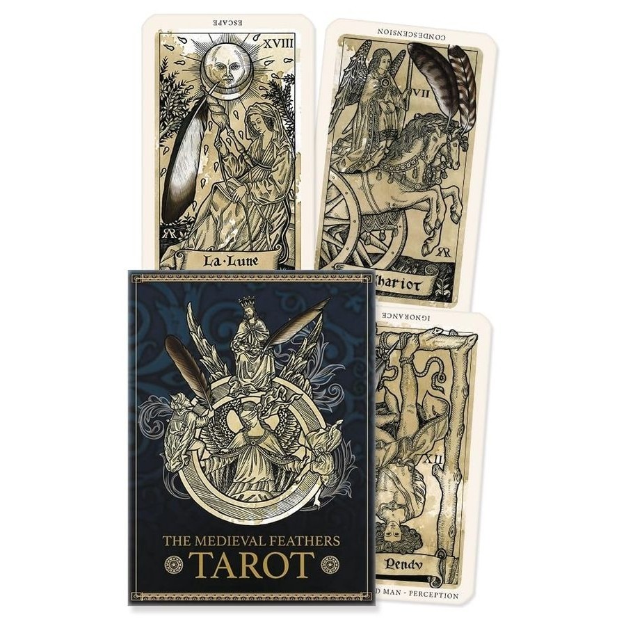 The Medieval Feathers Tarot/塔羅牌/Jay R. Rivera/ Alejandro R. Rozán ...