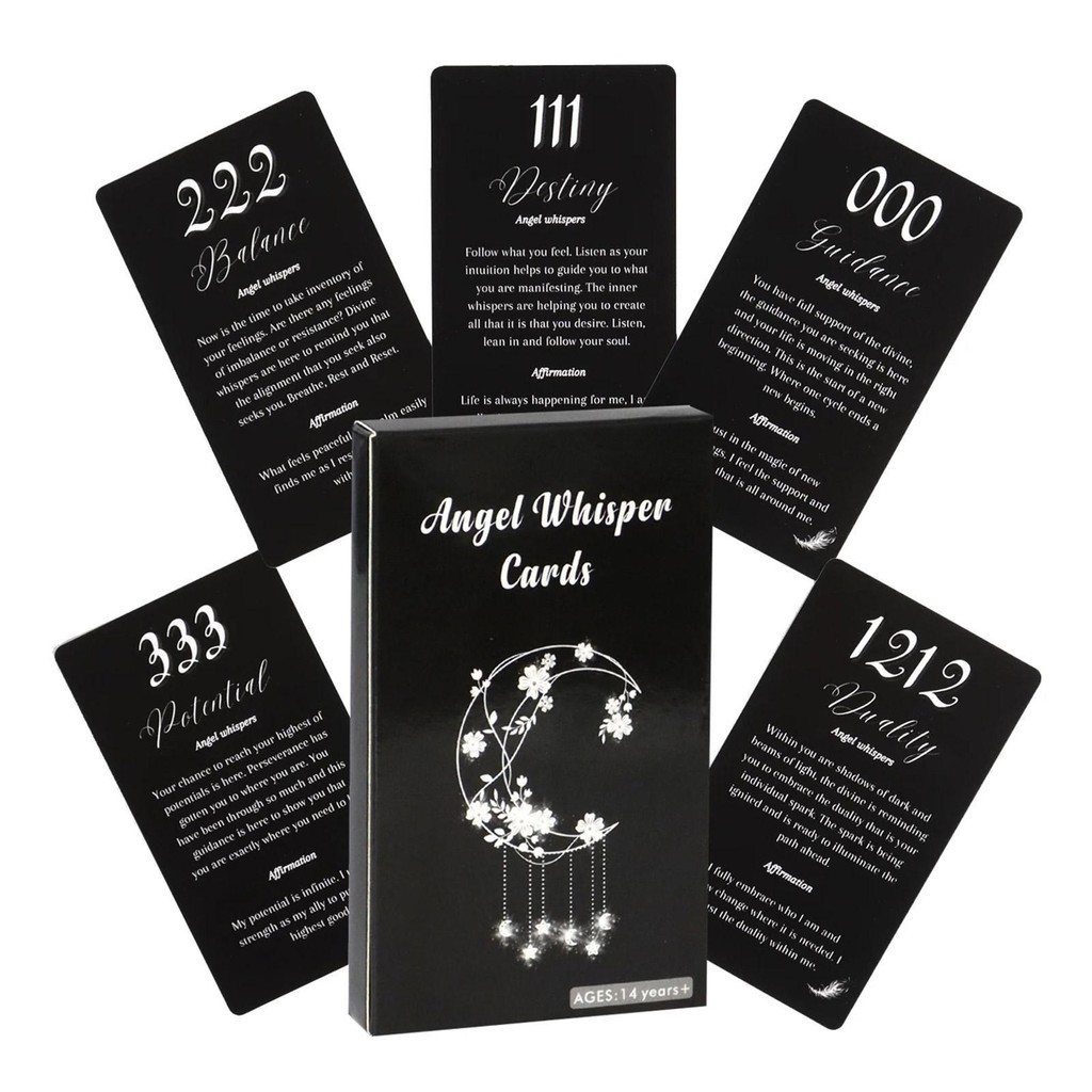 Angel Whisper Cards Oracle 天使耳語牌甲骨文家庭聚會卡甲板遊戲 naitw | 蝦皮購物