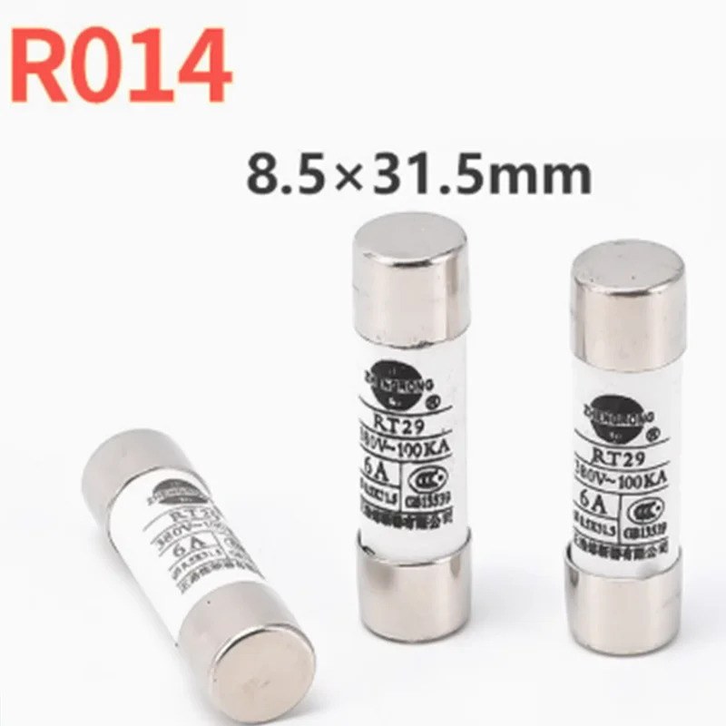 20 件 R014 RO14 保險絲 RT29 8.5*31.5 8.5x31.5 標準圓柱形陶瓷 16 安培保險絲鏈接 | 蝦皮購物