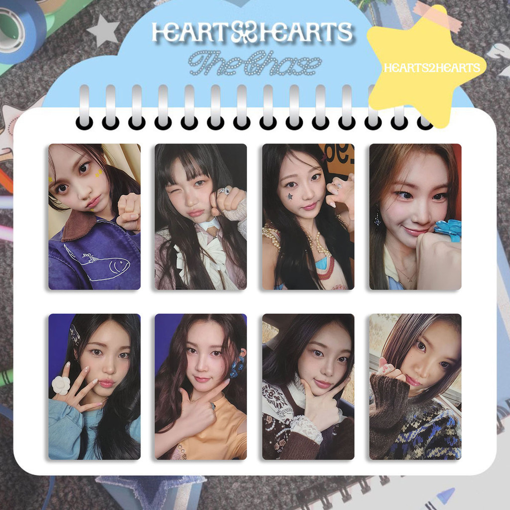 本土出貨】Hearts2Hearts 組合H2H專輯小卡The Chase 特典卡S2U | 蝦皮購物