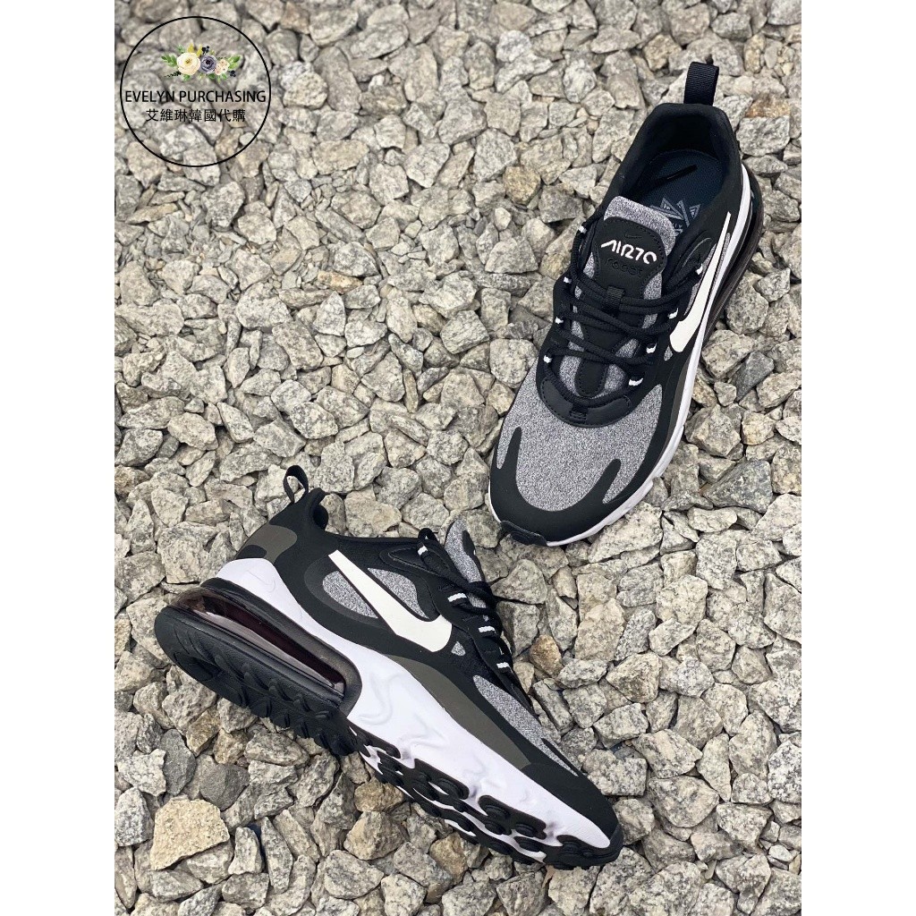 NiKeAIR MAX 270 REACT AT6174-001 AO4971-001 黑灰 慢跑鞋 男女鞋 | 蝦皮購物