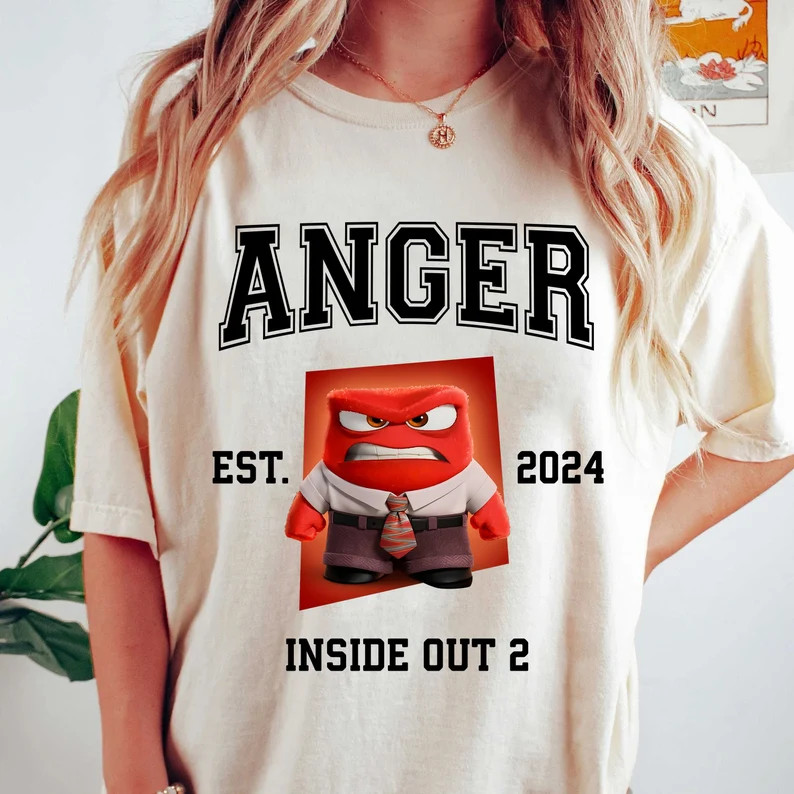 腦筋急轉彎2 Inside Out 2（樂樂/憂憂/怕怕/厭厭/怒怒/焦焦/慕慕/喪喪/尬尬）電影周邊情緒管理圖案印花男 | 蝦皮購物