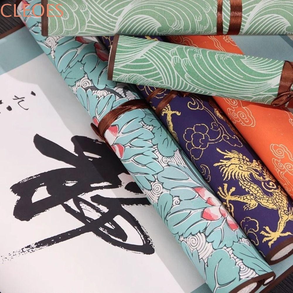 CLEOESGU復古宣紙捲軸,繪畫畫紙中國風空白懸掛式空白捲軸,自製禮品S/M/L書法繪畫安裝捲軸 | 蝦皮購物