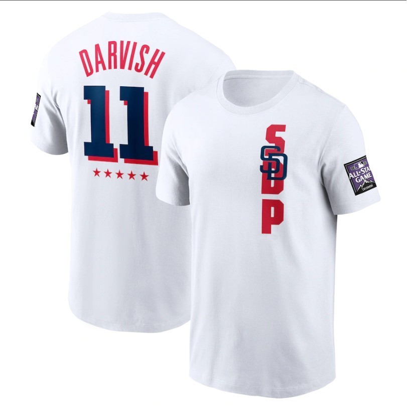 MLB 2024 聖地亞哥教士Padres 速乾運動T恤【S-3XL】Darvish NO MLB 2024 聖地亞哥教士Padres 速乾運動T恤【S-3XL】Darvish NO