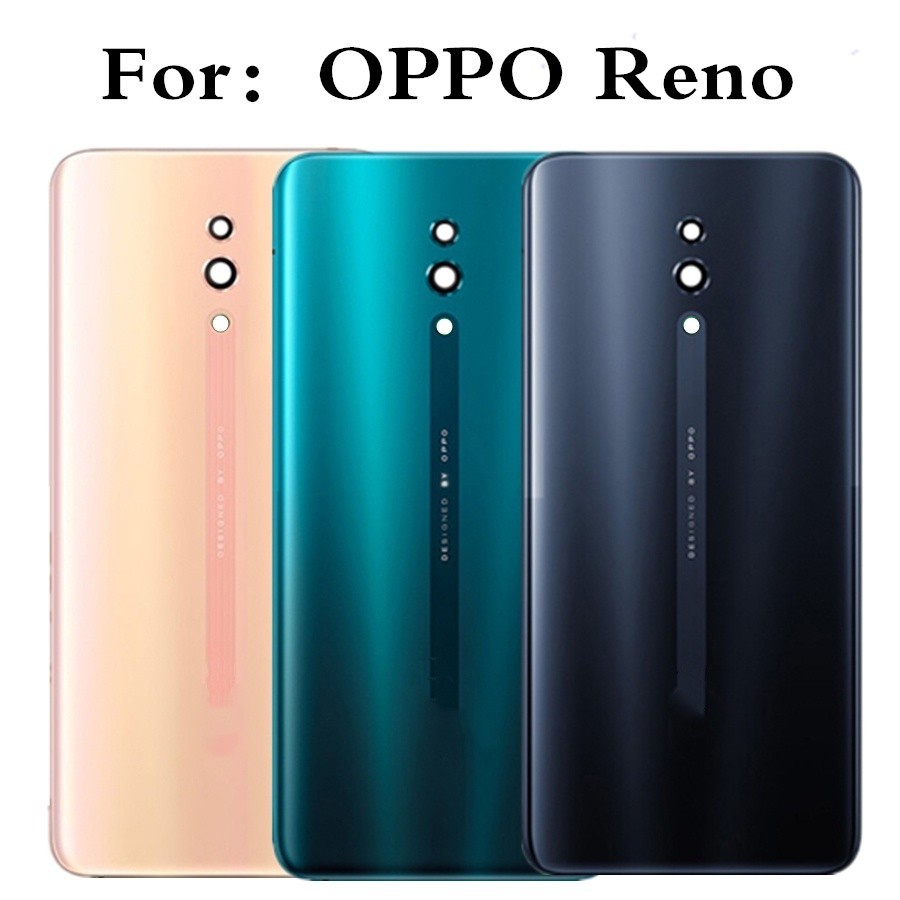 Oppo Reno 後殼後蓋 CPH1917 Reno 電池盒更換後玻璃門殼 | 蝦皮購物