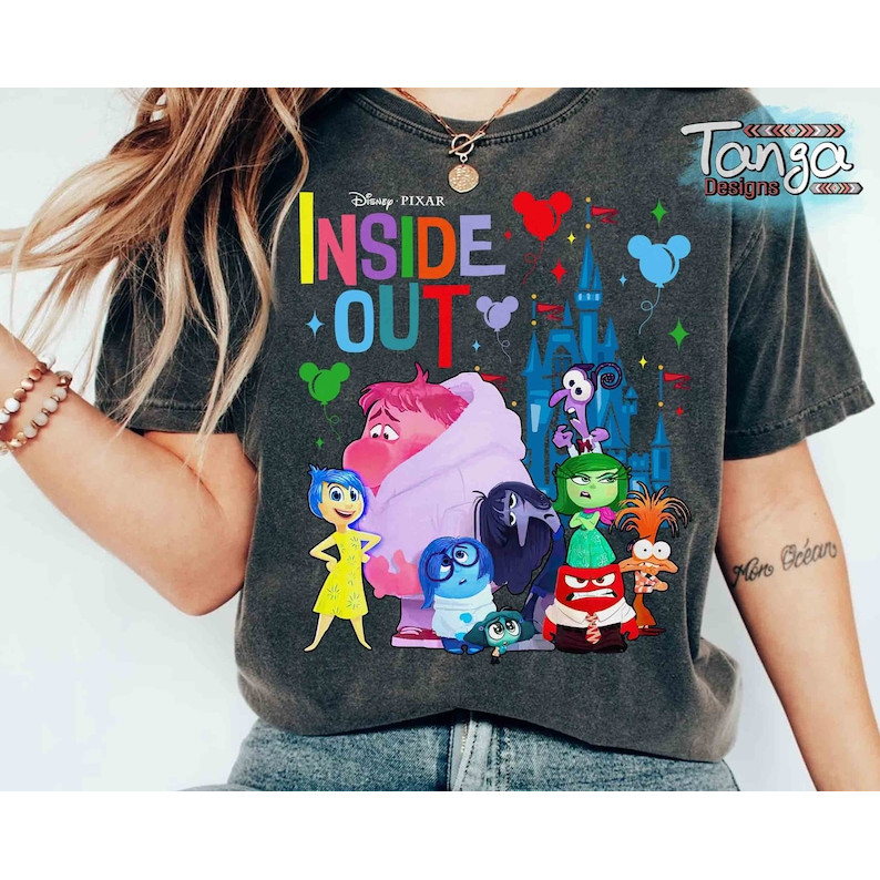 腦筋急轉彎2 Inside Out 2（樂樂/憂憂/怕怕/厭厭/怒怒/焦焦/慕慕/喪喪/尬尬）電影周邊情緒管理圖案印花男 | 蝦皮購物