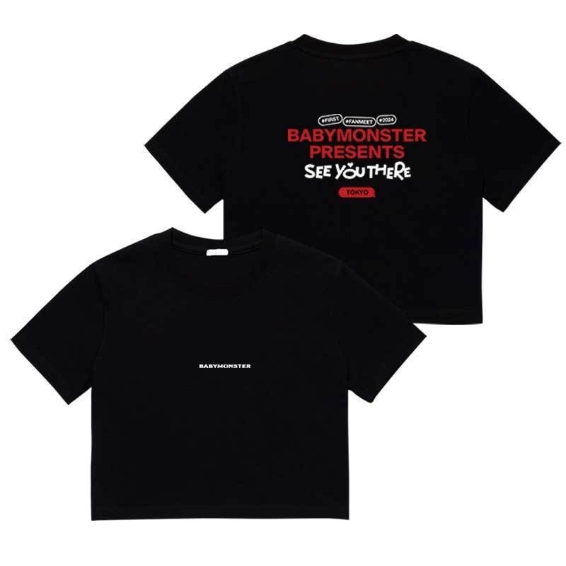 🆕babymonster see you there日本場演唱會周邊同款衣服印花短袖T恤申廈