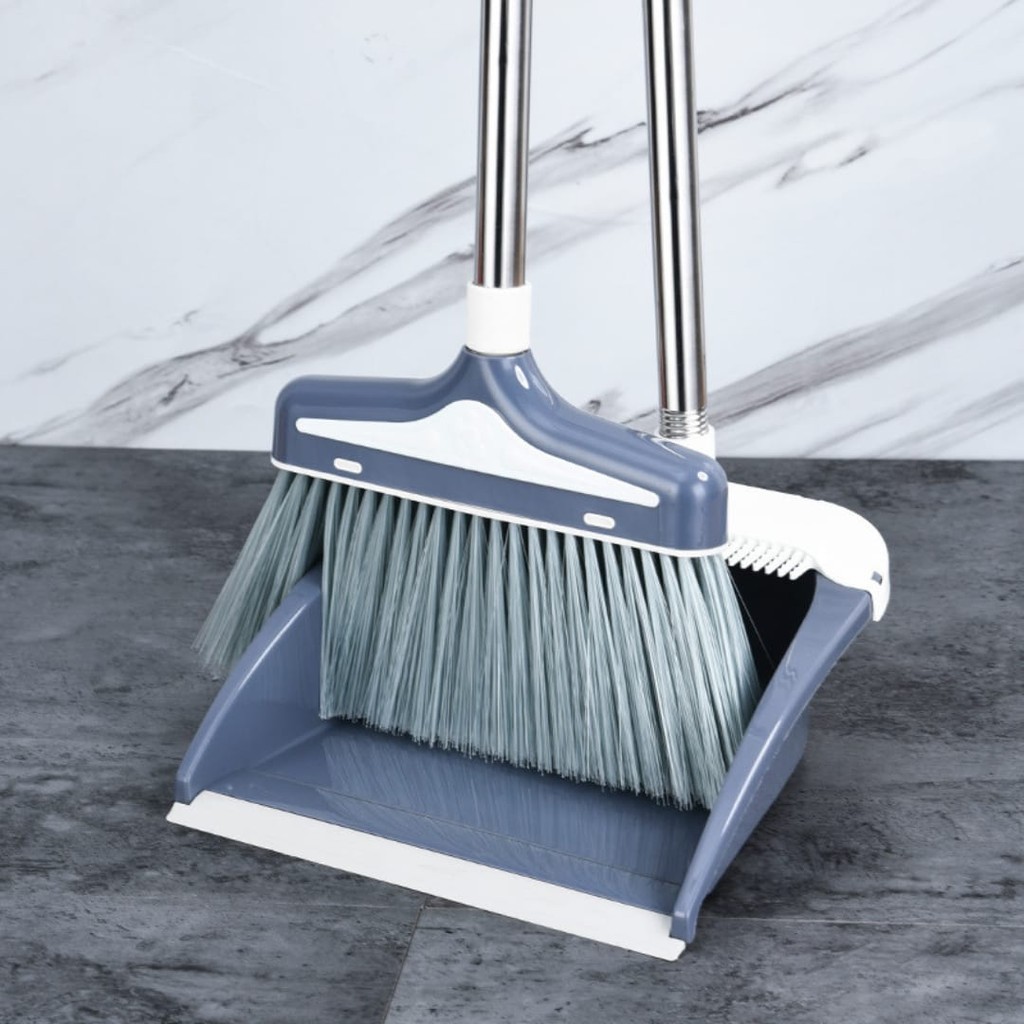 Rumadeco Broom Dustpan 2in1 Broom Set 簸箕地板清潔工具 2in1 組合簸箕掃帚 | 蝦皮購物