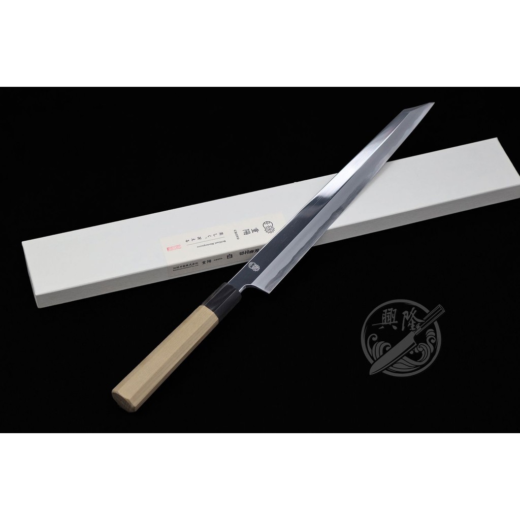 〔興隆刀剪行〕 *堺菊守 重陽系列 鏡面 白二鋼切付柳270mm 300mm/ | 蝦皮購物