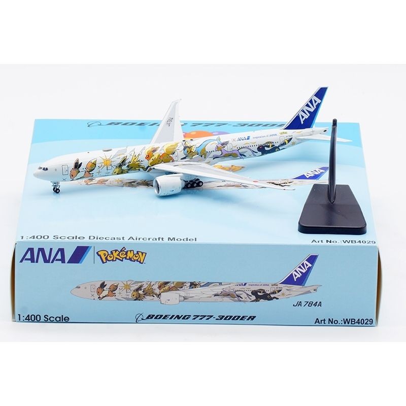 1/400全日空伊布彩繪ANA B777-300ER JA784A 客飛機模型寶可夢