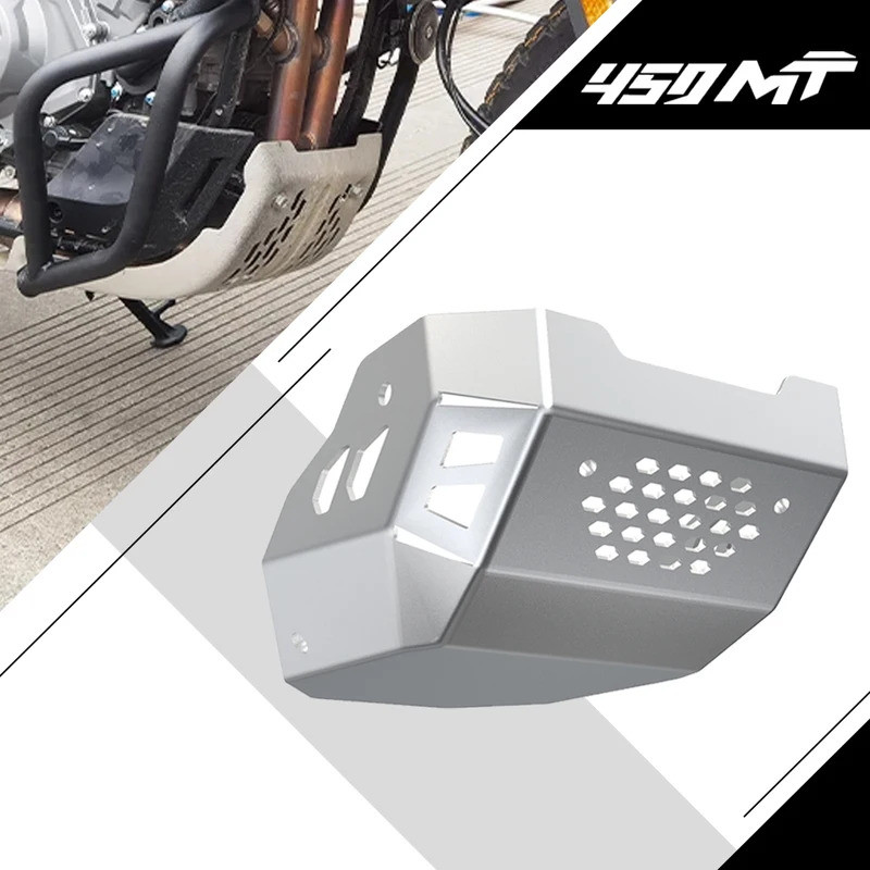 IZX Convient pour CFMOTO 450MT MT450 CF 450 MT 2024 2025 Accessoires de moto - Extension de béquille latérale (argent
