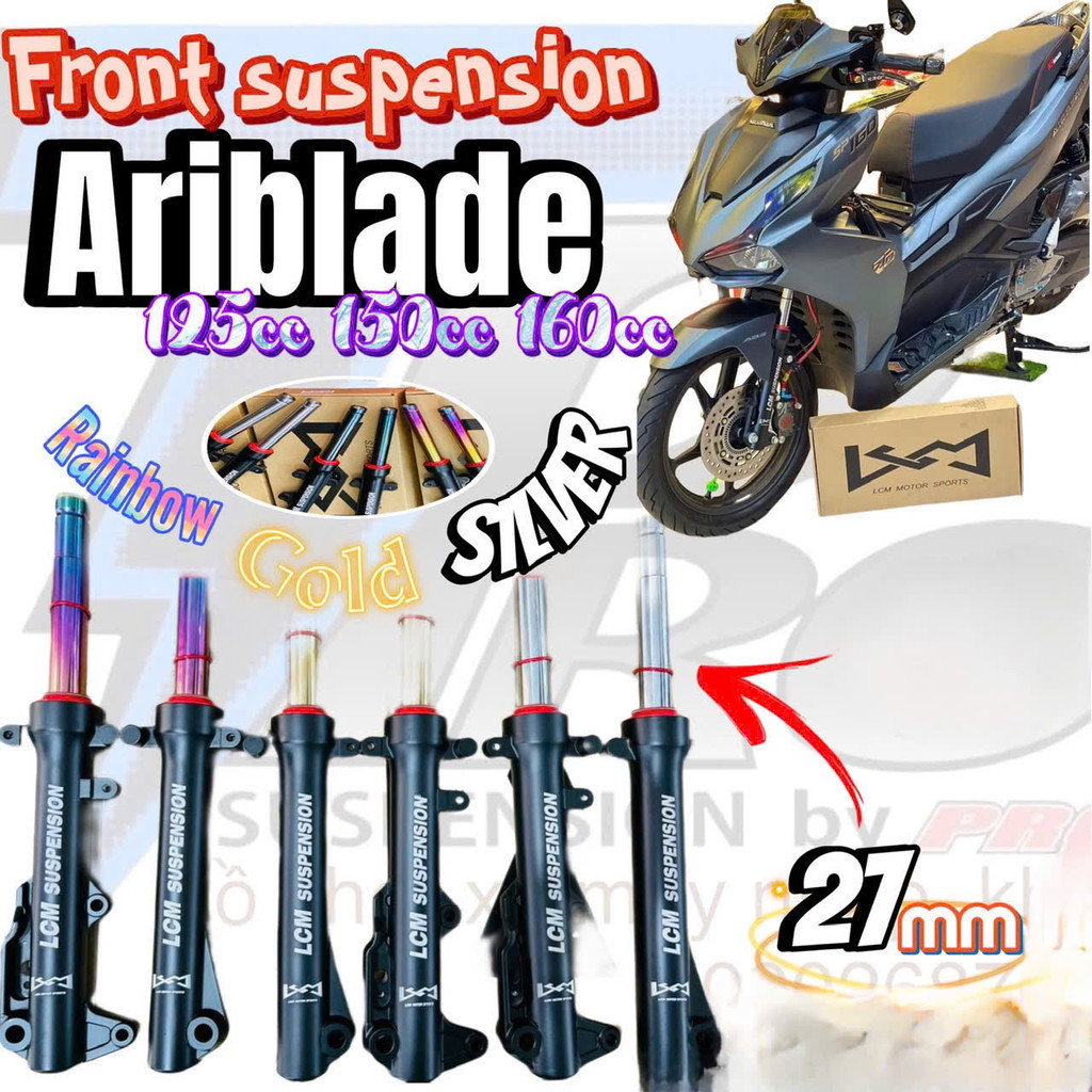 用於 AIRBLADE SCOOTER AB125 / AB150 / AB160 ABS 型號的 LCM 前減震器前叉 | 蝦皮購物