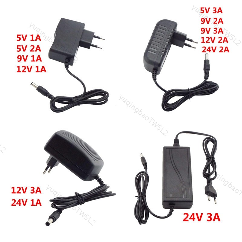 Alimentatore 12V 5A 60W Per Controllo Accessi E Serrature, AC 110-240V