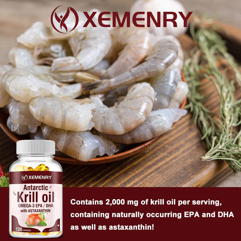 南極磷蝦油2000毫克，含有Omega-3、蝦青素，60/120粒膠囊