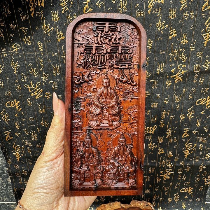 道令牌雷擊棗木三清令牌浮雕三清像令牌三清號令令牌道用 | 蝦皮購物