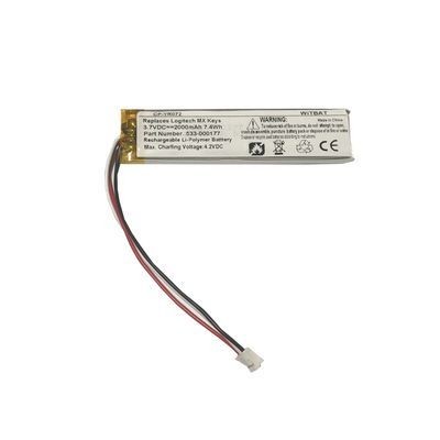 TECHTEK batterier compatible with [Logitech] MX KEYS, YR0073 replaces 533-000177