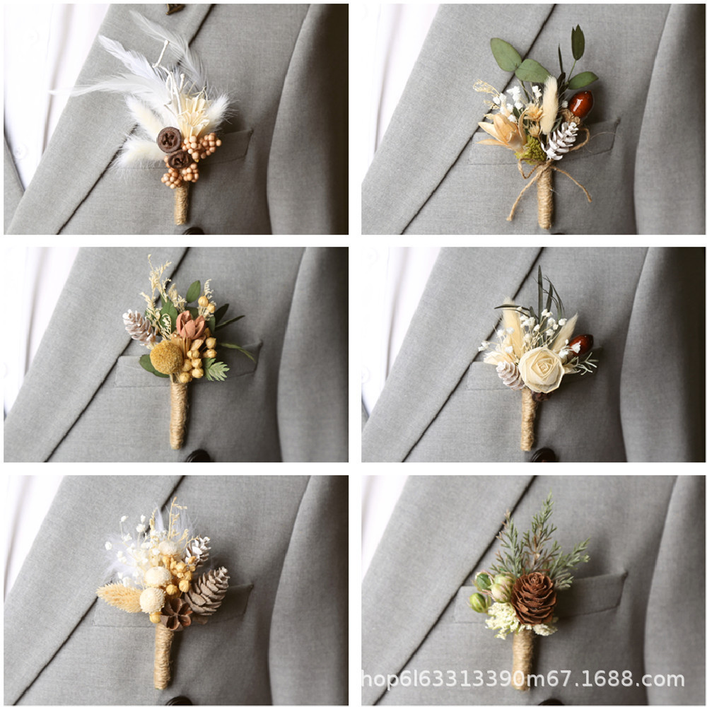 胸花 婚禮胸花 畢業胸花 結婚胸花 新娘花 胸花婚禮 新郎胸花 批發清新永生花乾燥花胸花新娘新郎婚禮派對禮服畢業胸花配飾 | 蝦皮購物