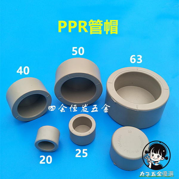 購滿199出貨 聯塑PPR管帽 熱熔管堵頭冷水管熱水管塞頭 20 25 32 40 63堵蓋管蓋 | 蝦皮購物