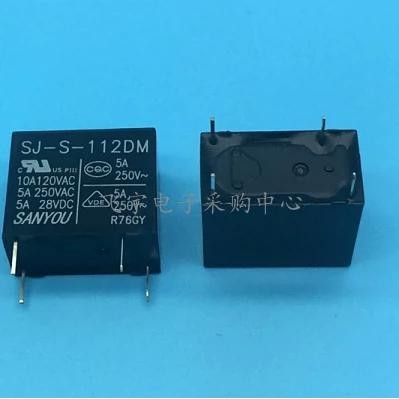 【5PCS】三友繼電器SJ-S-112DM 4腳一組常開5A 250VAC | 蝦皮購物