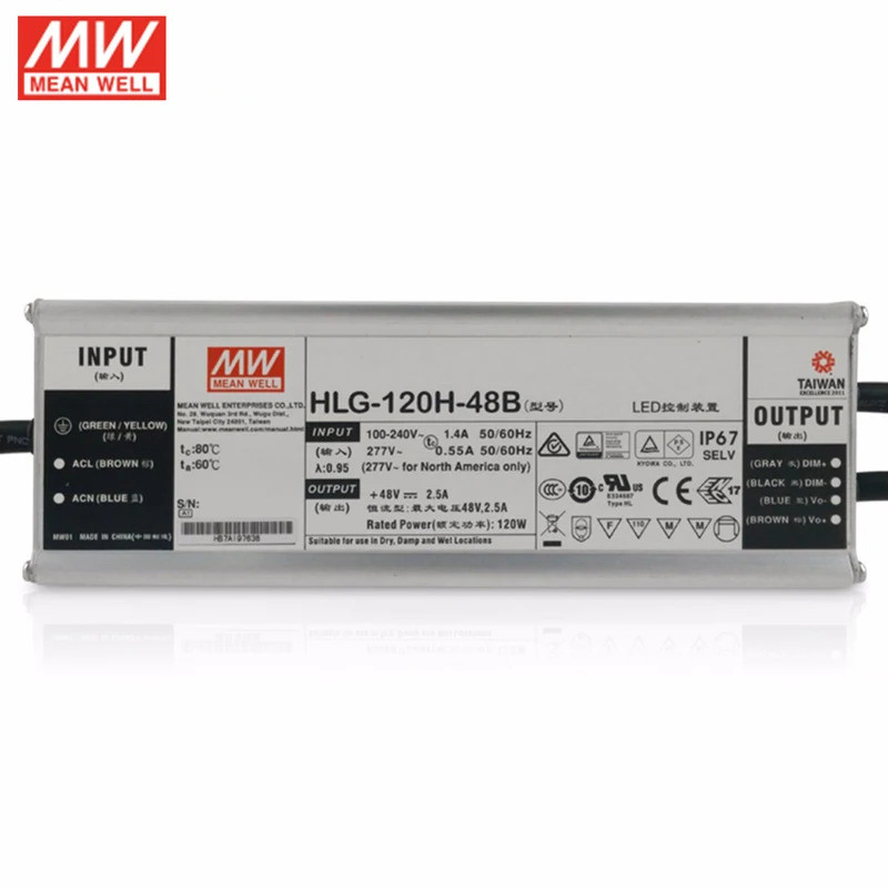 ELG 240 48B 3Y | Driver de LED MEAN WELL,sortie 48V 5A, 240W | RS
