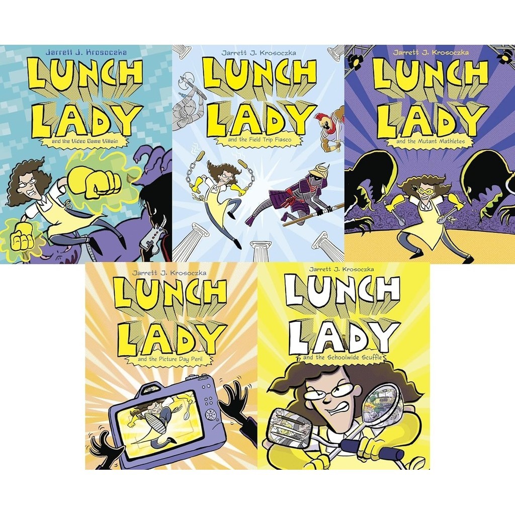 Lunch Lady #6-10 (graphic novel)/Jarrett J. Krosoczka【禮筑外文書店】 | 蝦皮購物